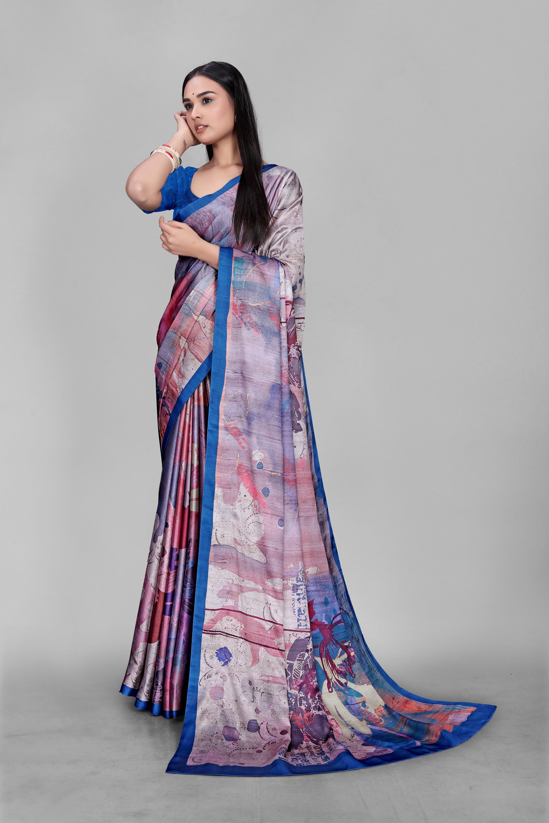 AURA-Beautiful blend of lavender, pink, and royal blue shades