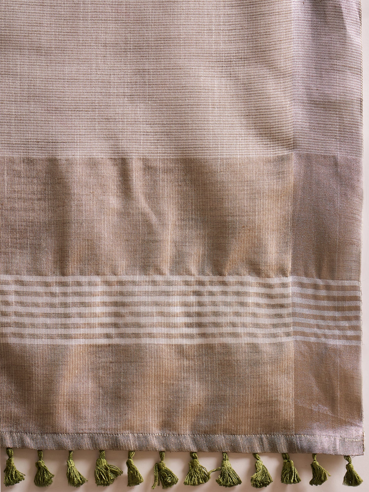ZARI MAHAL-Graceful zari-style border adds a refined traditional touch