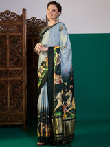 Classic Surtaal Figure Print Sarees
