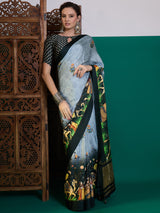 Classic Surtaal Figure Print Sarees