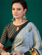 Classic Surtaal Figure Print Sarees