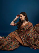KATHAKARI Rustic Kalamkari Grace Saree