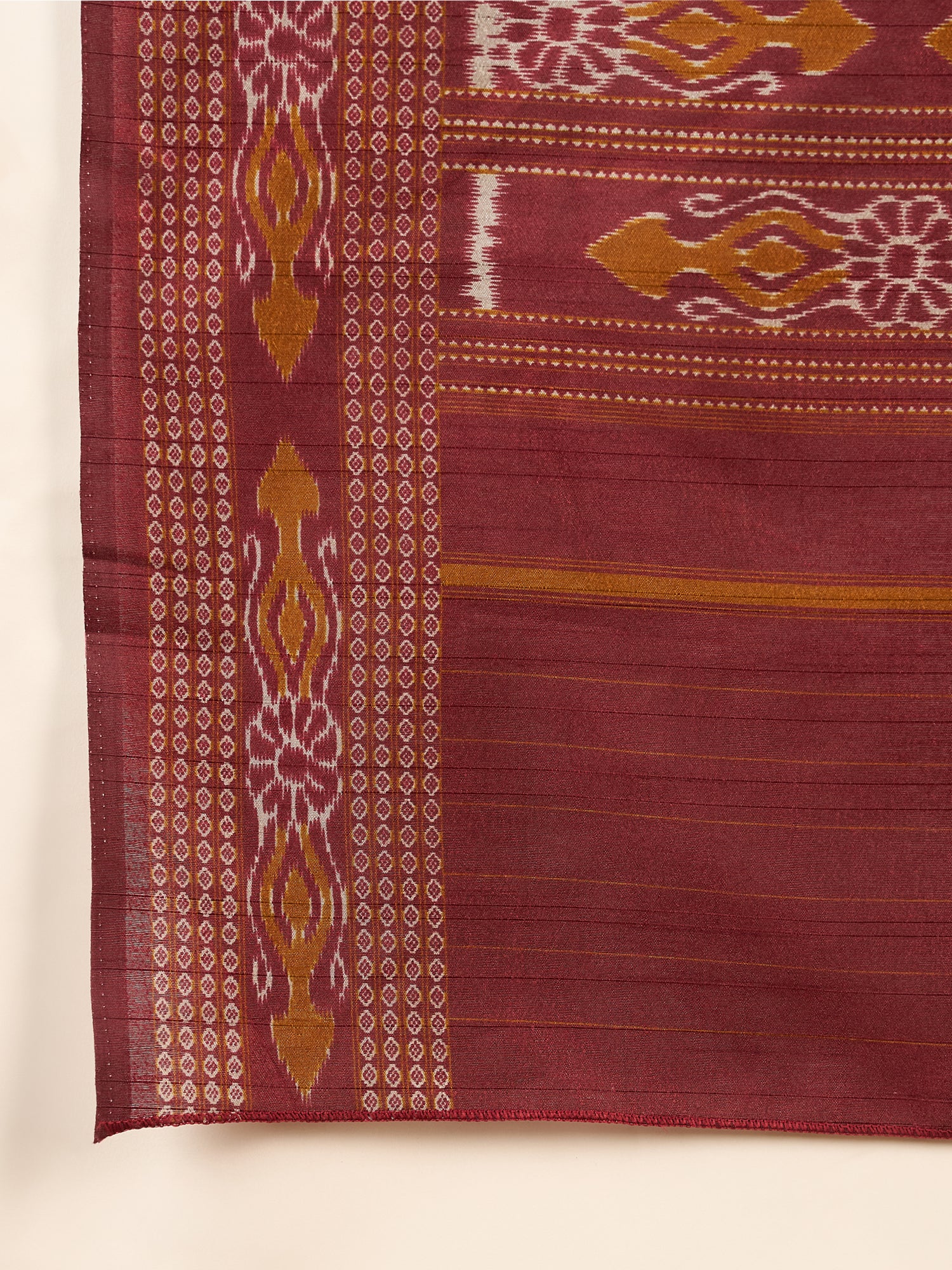 Womaniya Bhagalpuri Silk Saree – Deep Green and Maroon | Royal Sophistication for Weddings, Festivals, and Celebrations