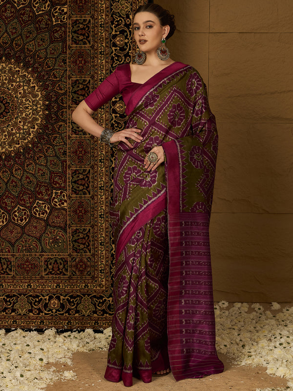 Womaniya Bhagalpuri Saree Catalogue – Maroon and Gold Sarees in Authentic Bhagalpuri Silk | Royal Elegance for Weddings, Festivals, and Special Occasions