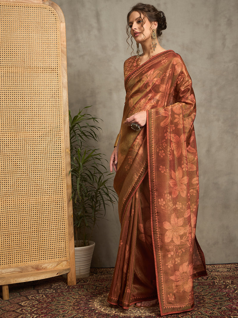 Whispers of Bloom: Luxe Floral Prints in Soft Tissue Viscose