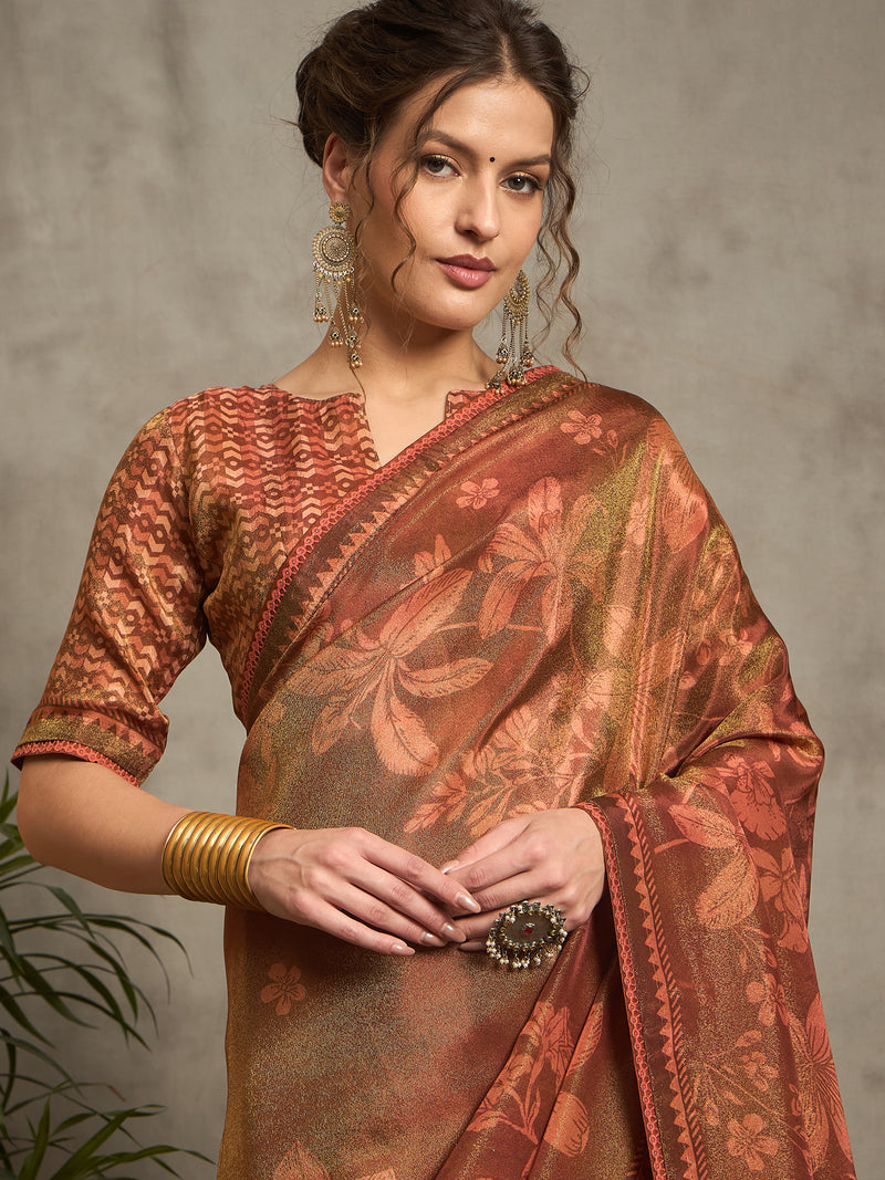 Whispers of Bloom: Luxe Floral Prints in Soft Tissue Viscose