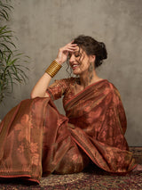 Whispers of Bloom: Luxe Floral Prints in Soft Tissue Viscose