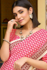 WOMANIYA bhagalpuri batiq print saree - Apple Lifestyle