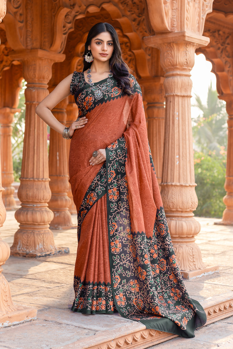 New Sakshi Manipuri Fabric Saree – Lightweight, Stylish, and Comfortable