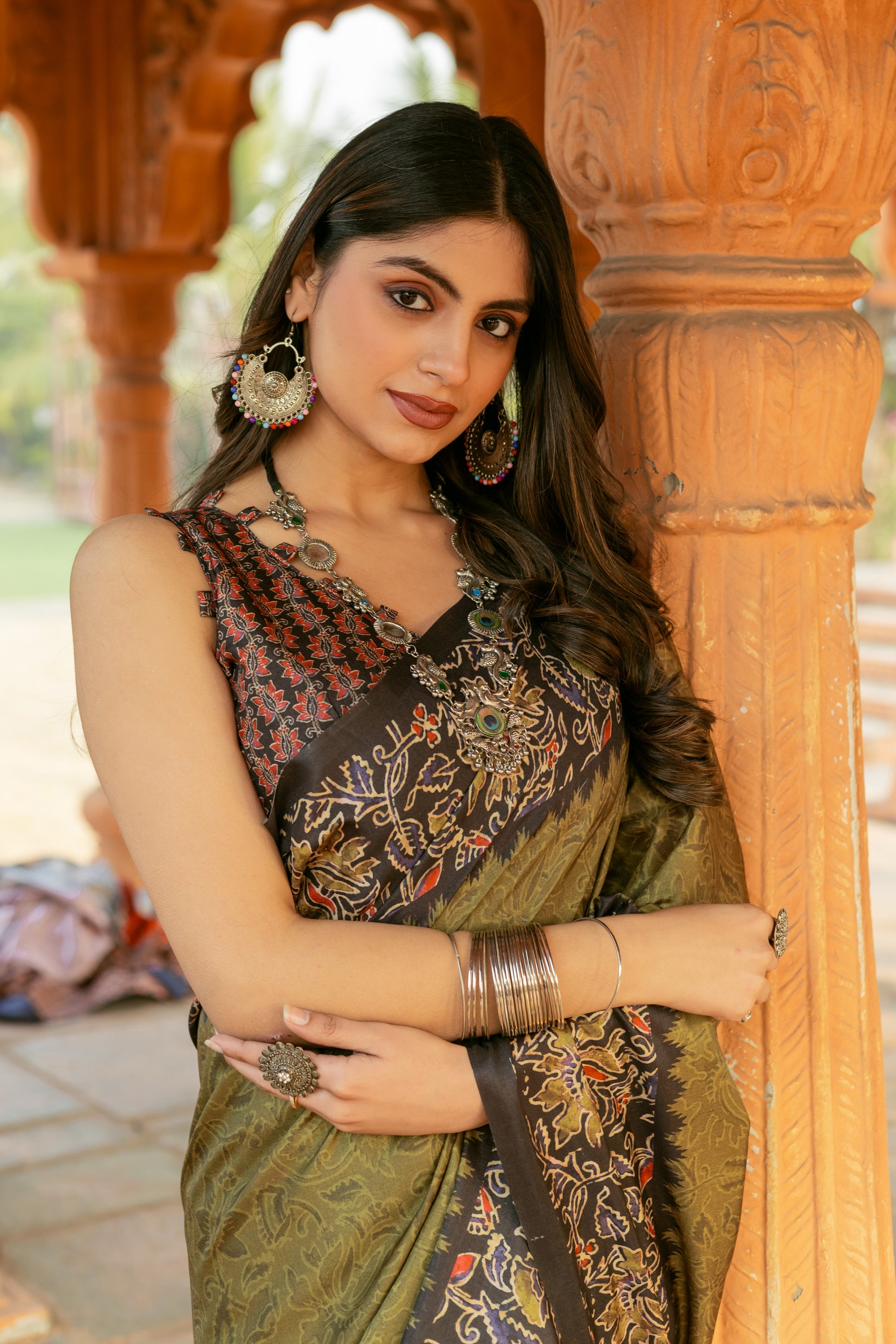Sakshi Manipuri Fabric Saree – Lightweight, Stylish, and Comfortable