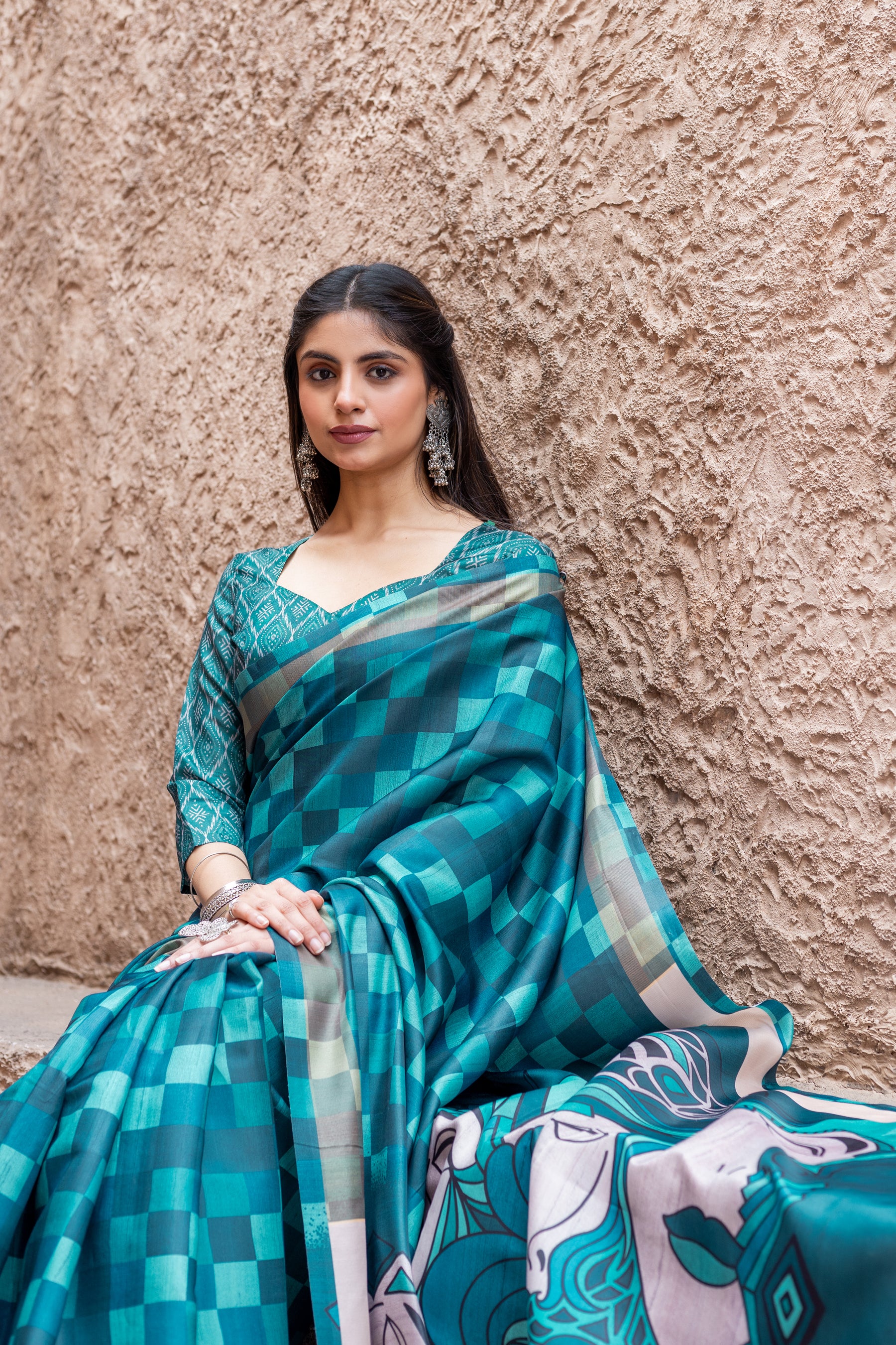 New Launch: Chitralekha Tussar Sartin Saree Fabric – Perfect for Every Occasion