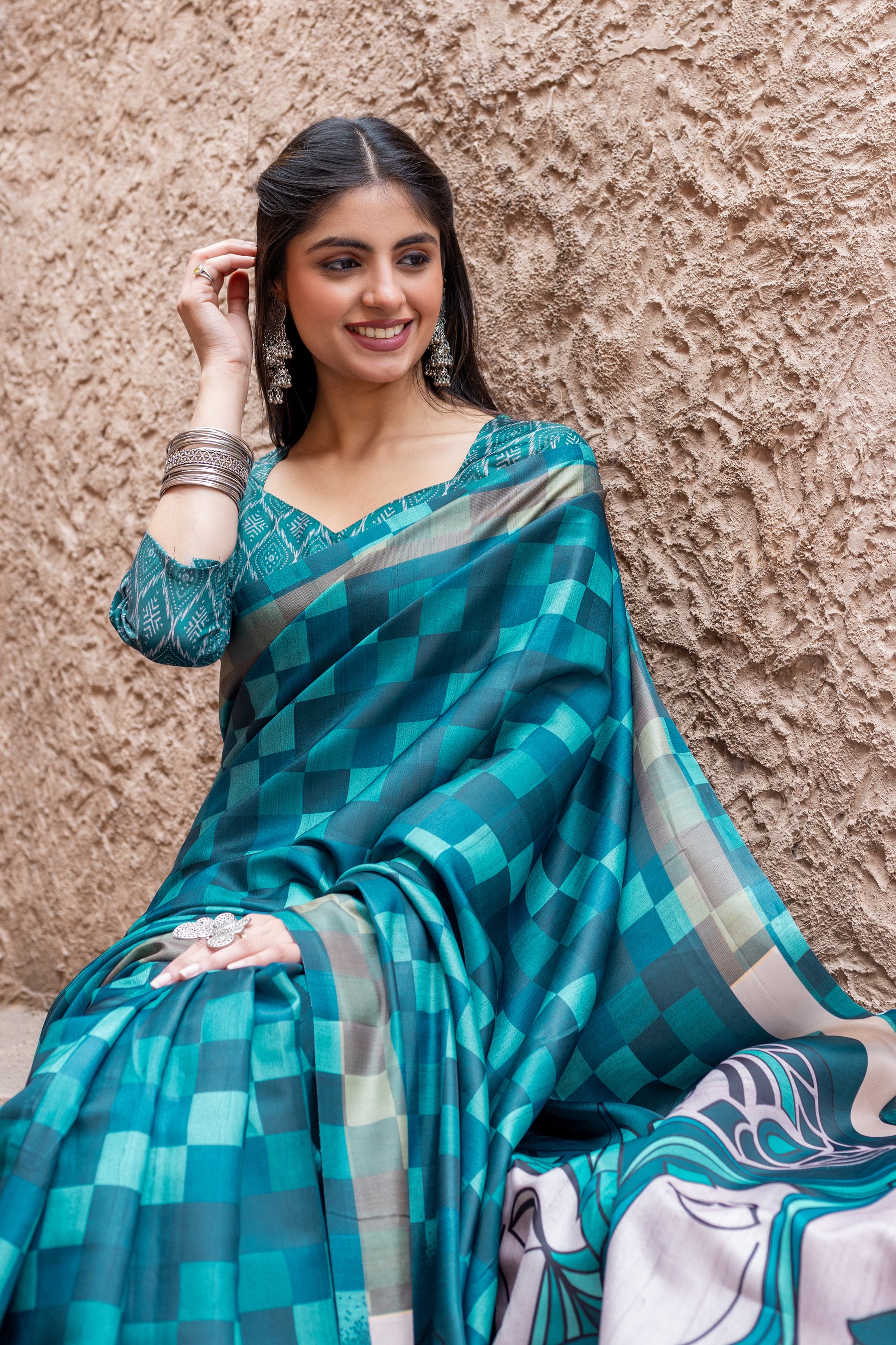 New Launch: Chitralekha Tussar Sartin Saree Fabric – Perfect for Every Occasion