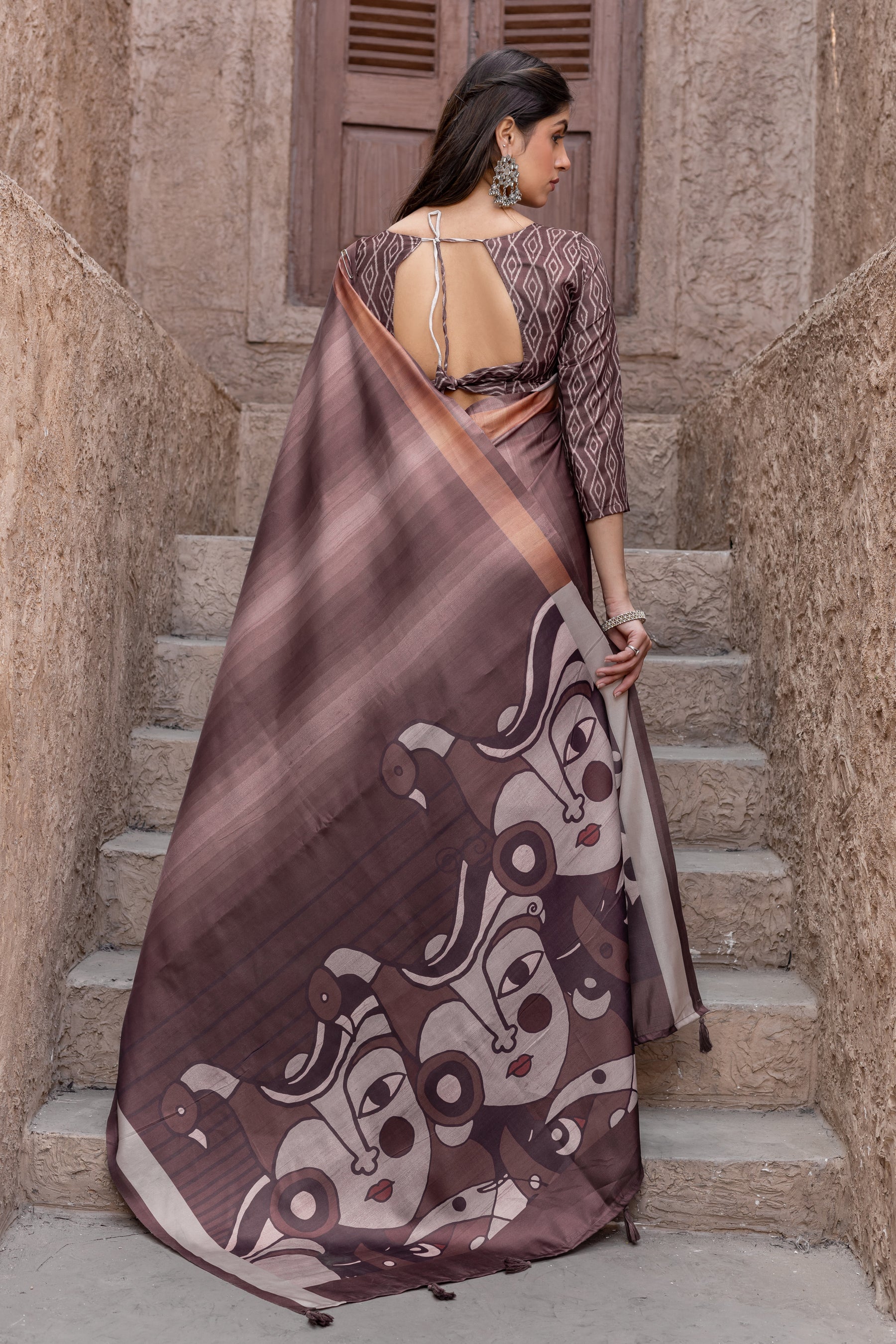 New Arrival: Chitralekha Tussar Sartin Saree Fabric – A Perfect Fit for Every Occasion