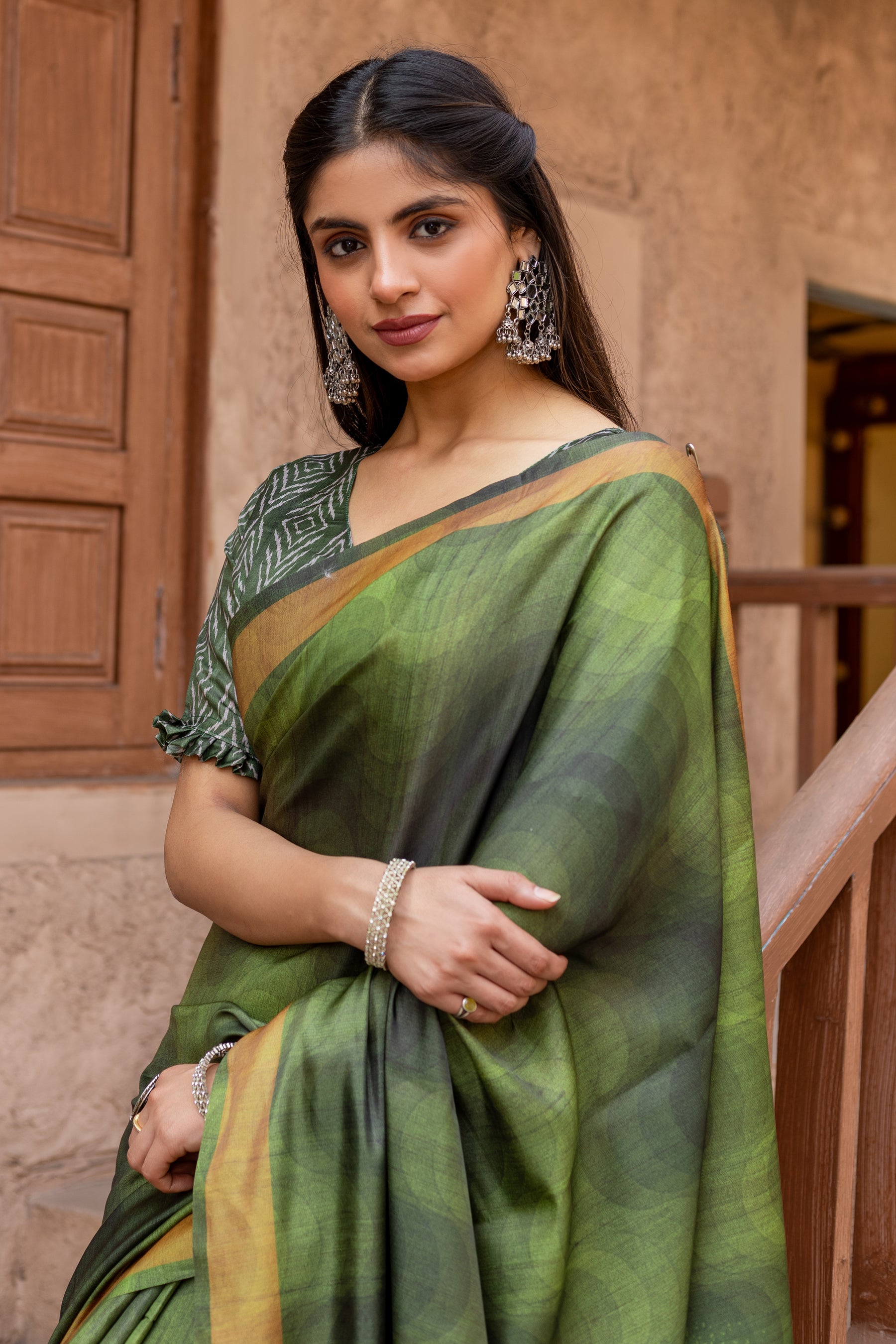 New Arrival: Chitralekha Tussar Sartin Saree Fabric – Elegance for Every Special Occasion