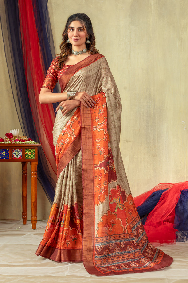 Shop the Latest Rangressa Handloom Silk Sarees with Unique, Stunning Designs