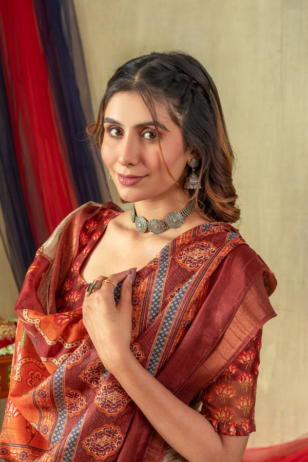 Shop the Latest Rangressa Handloom Silk Sarees with Unique, Stunning Designs