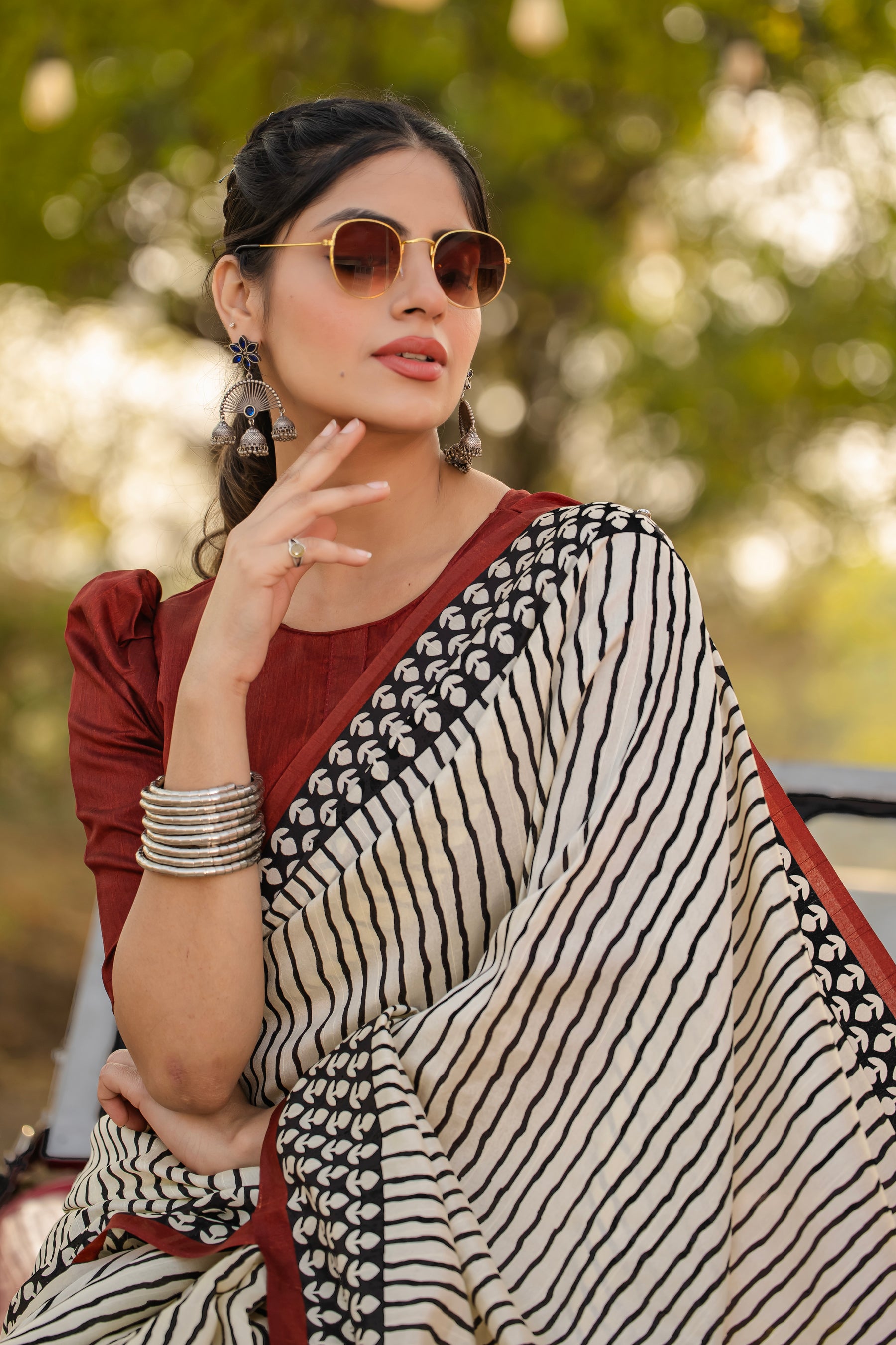 Timeless Elegance: Shop the Latest Bhagalpuri Fabric Sarees for Women