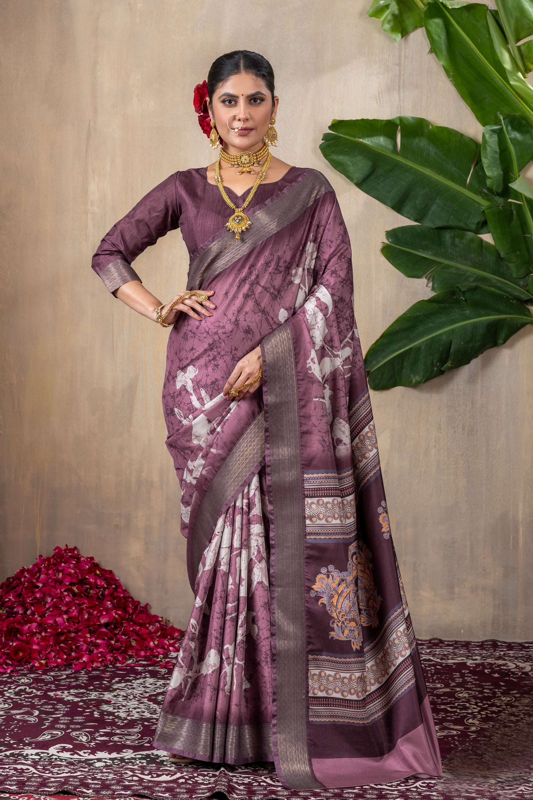 Malika Saree - Luxurious Manipuri Gold Patta Saree with Elegant Beadwork & Embroidery for Special Occasions