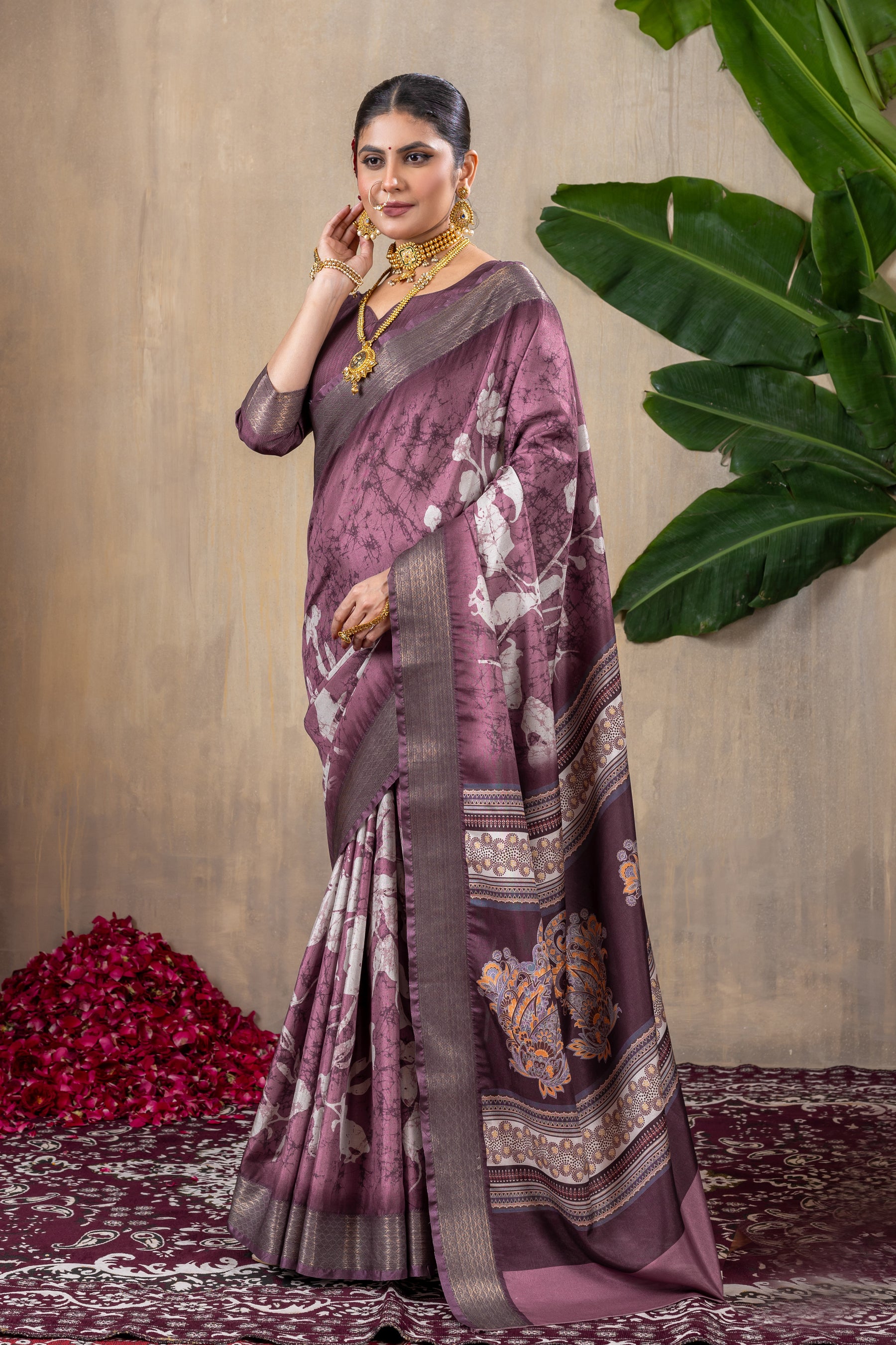 Malika Saree - Luxurious Manipuri Gold Patta Saree with Elegant Beadwork & Embroidery for Special Occasions