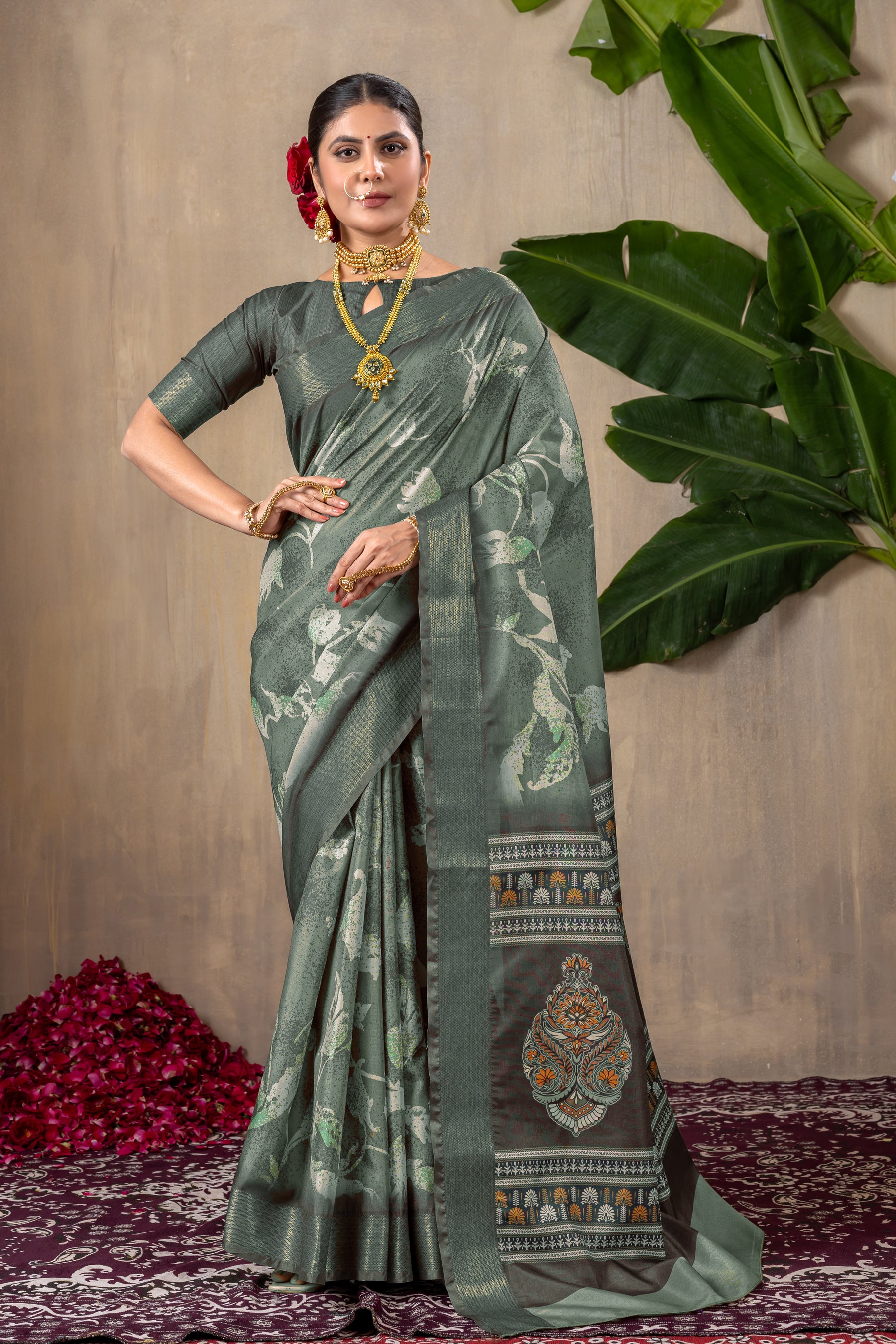 Malika Saree – Luxurious Manipuri Gold Patta Saree with Stunning Beadwork & Embroidery | Perfect for Weddings & Festivals