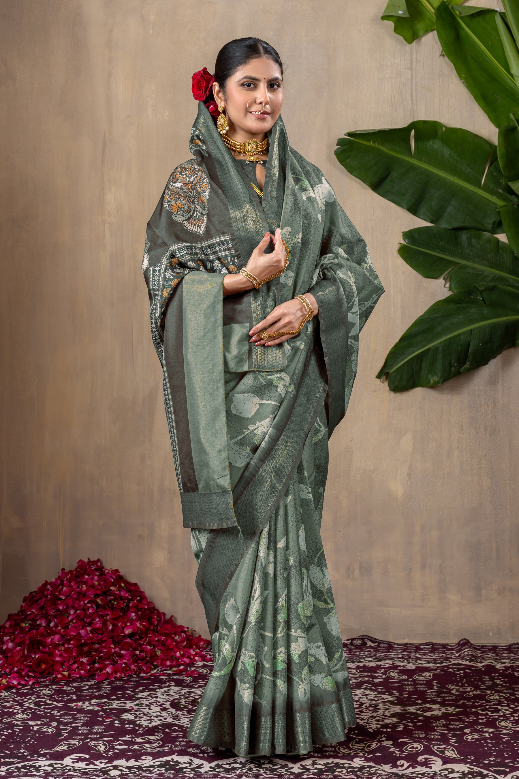 Malika Saree – Luxurious Manipuri Gold Patta Saree with Stunning Beadwork & Embroidery | Perfect for Weddings & Festivals