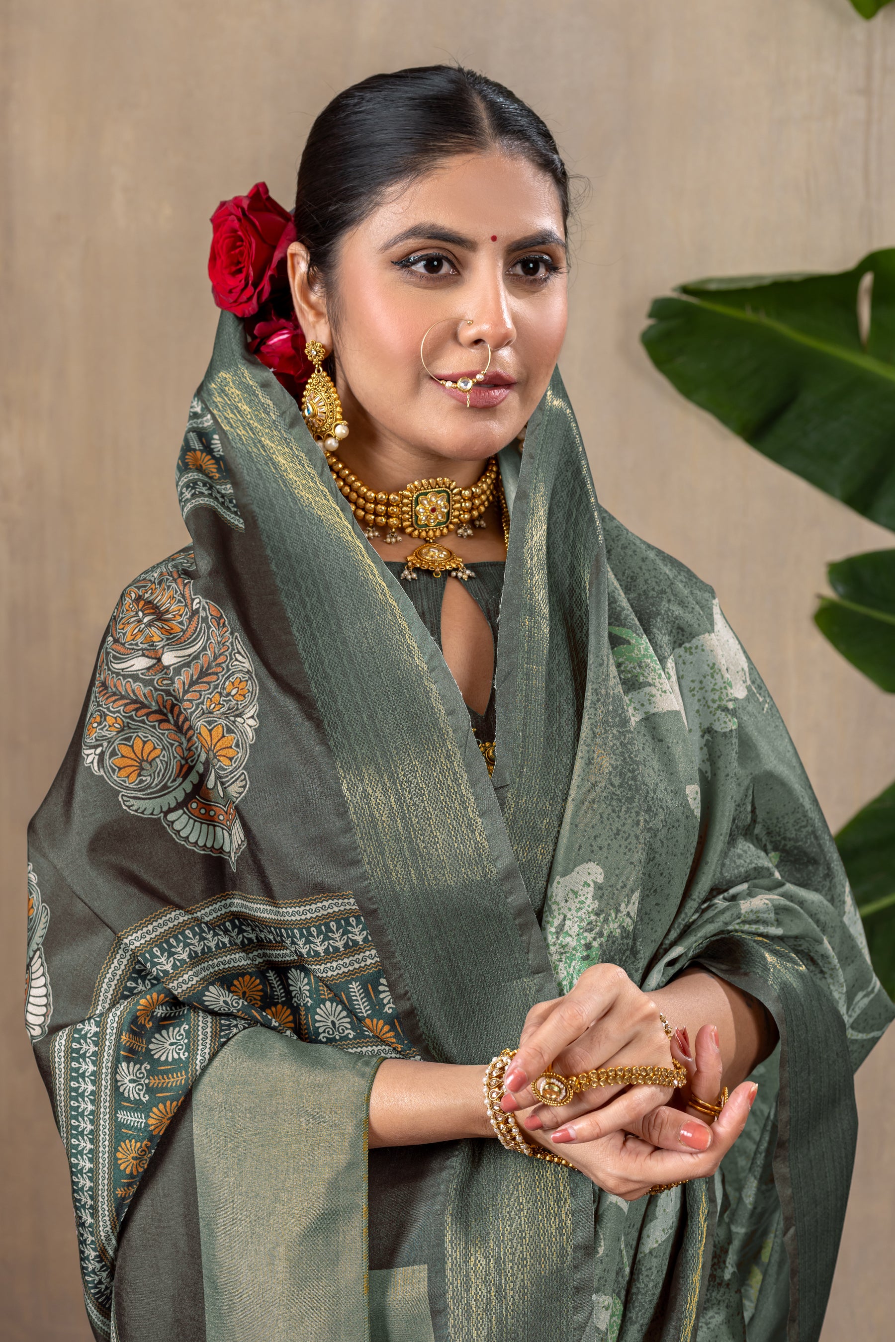 Malika Saree – Luxurious Manipuri Gold Patta Saree with Stunning Beadwork & Embroidery | Perfect for Weddings & Festivals