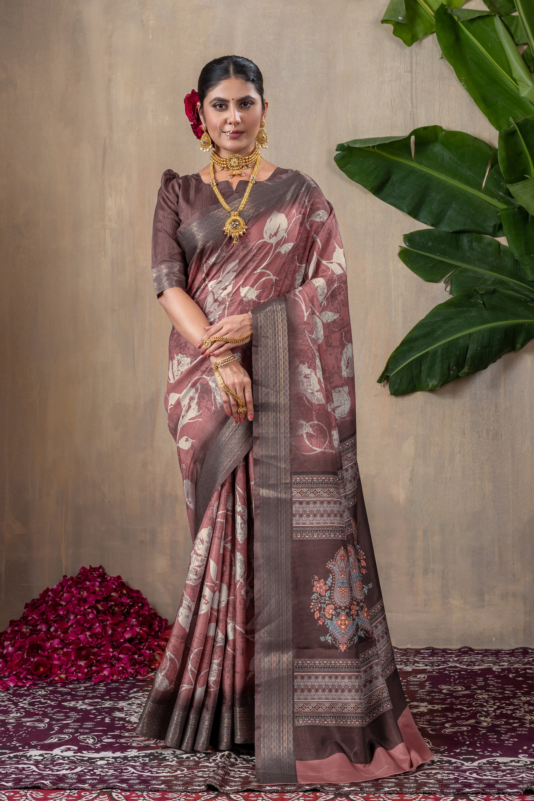 Malika Saree – Luxurious Manipuri Gold Patta Saree with Intricate Beadwork & Embroidery | Ideal for Weddings, Parties & Celebrations