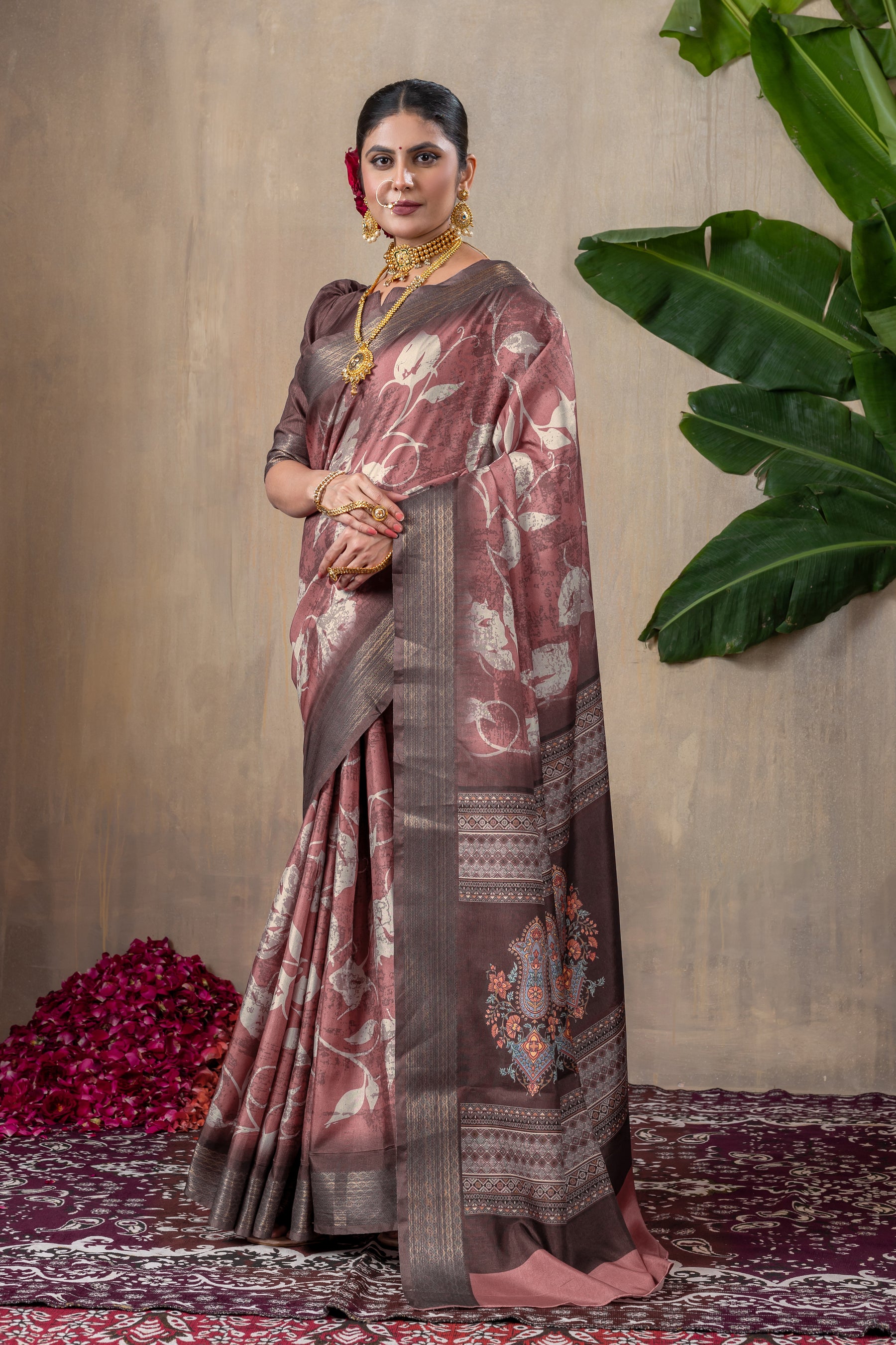 Malika Saree – Luxurious Manipuri Gold Patta Saree with Intricate Beadwork & Embroidery | Ideal for Weddings, Parties & Celebrations