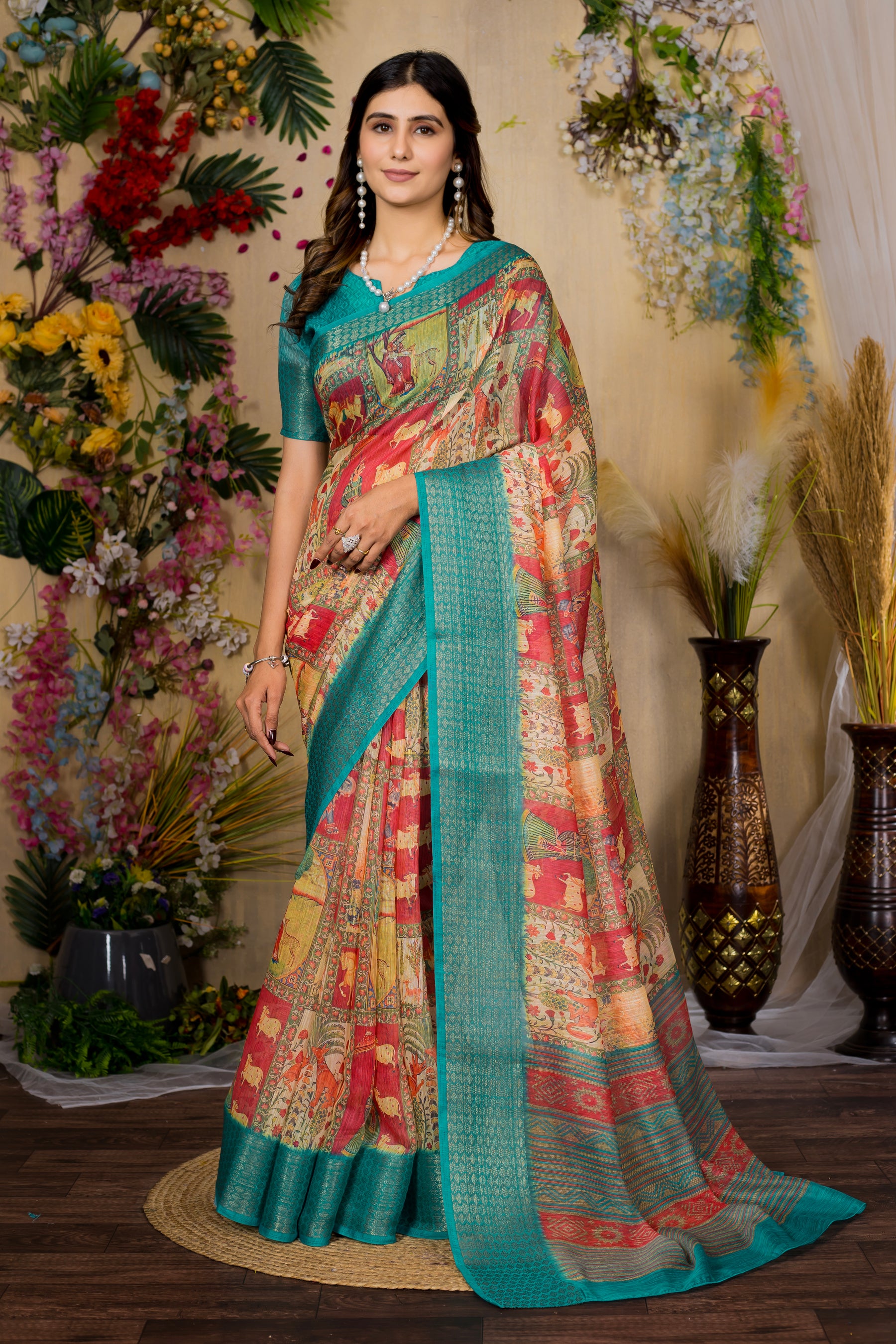 SWARNA Silky Blend Saree – Exclusive Varied Design for Bridal & Special Occasion Wear