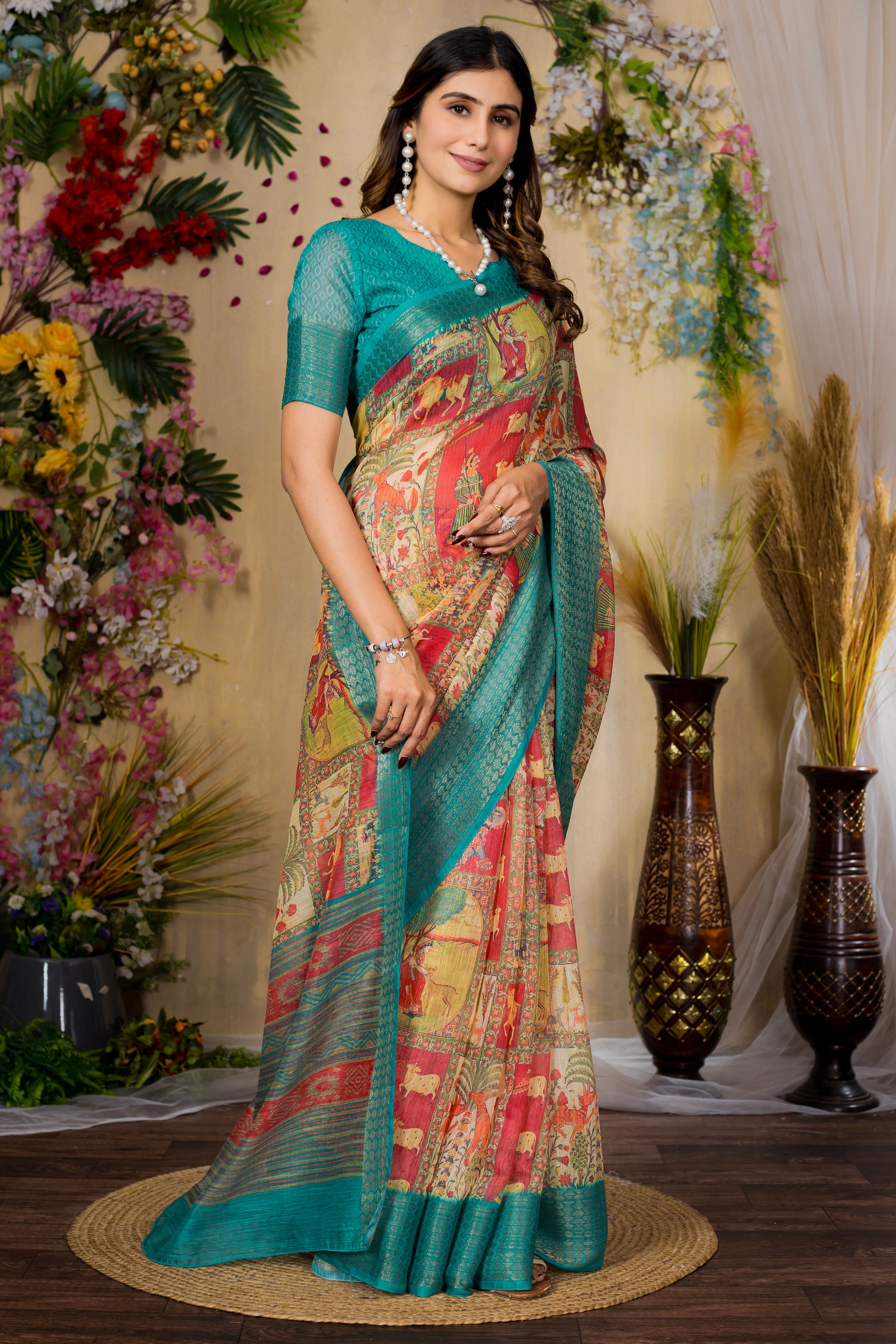 SWARNA Silky Blend Saree – Exclusive Varied Design for Bridal & Special Occasion Wear