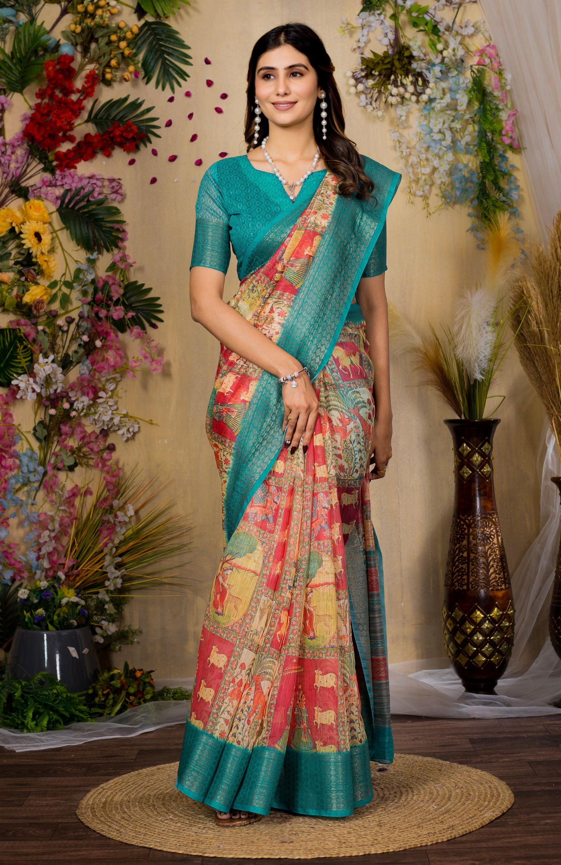 SWARNA Silky Blend Saree – Exclusive Varied Design for Bridal & Special Occasion Wear