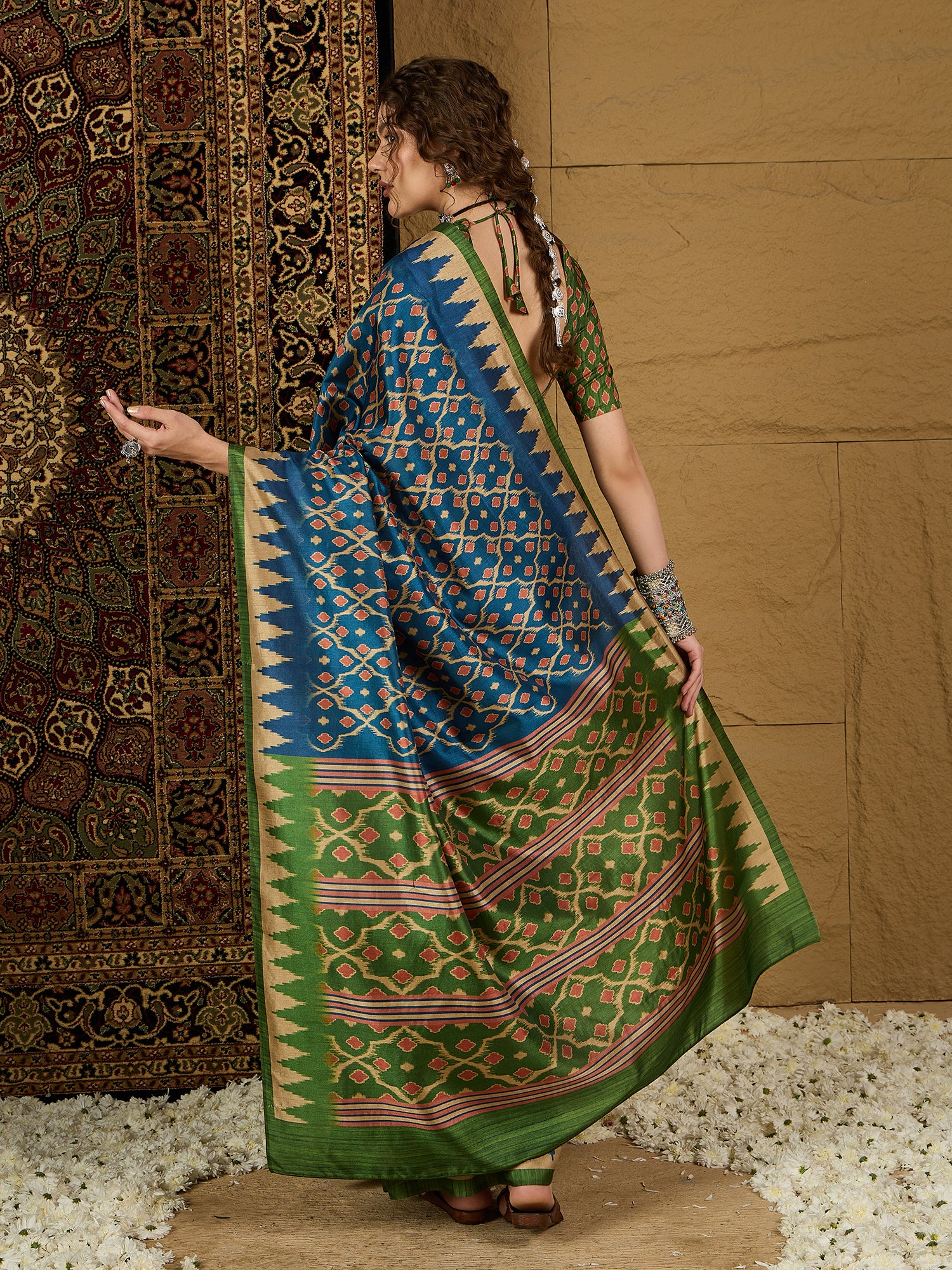 Gulabi Nagari Kozi Silk Saree – Traditional Elegance Meets Modern Comfort for Weddings, Festivals & Special Occasions