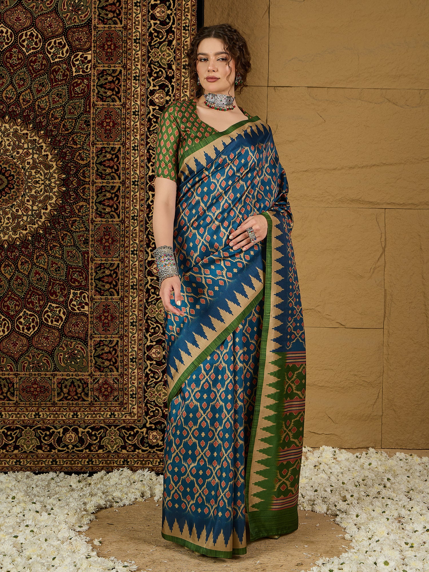Gulabi Nagari Kozi Silk Saree – Traditional Elegance Meets Modern Comfort for Weddings, Festivals & Special Occasions