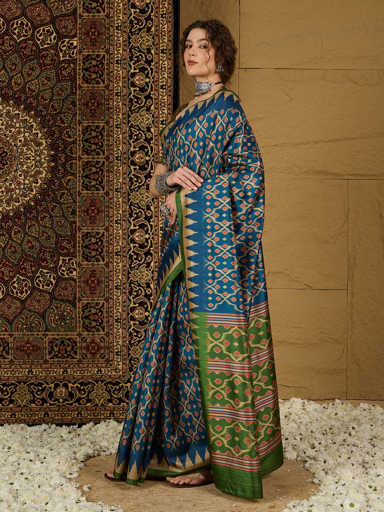 Gulabi Nagari Kozi Silk Saree – Traditional Elegance Meets Modern Comfort for Weddings, Festivals & Special Occasions