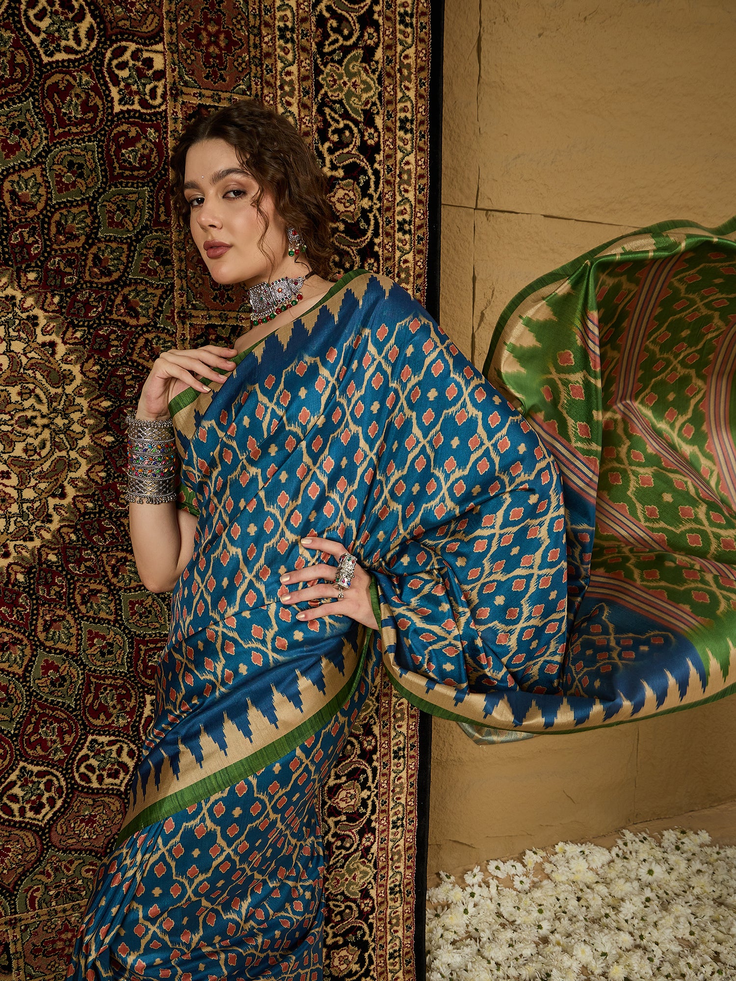 Gulabi Nagari Kozi Silk Saree – Traditional Elegance Meets Modern Comfort for Weddings, Festivals & Special Occasions