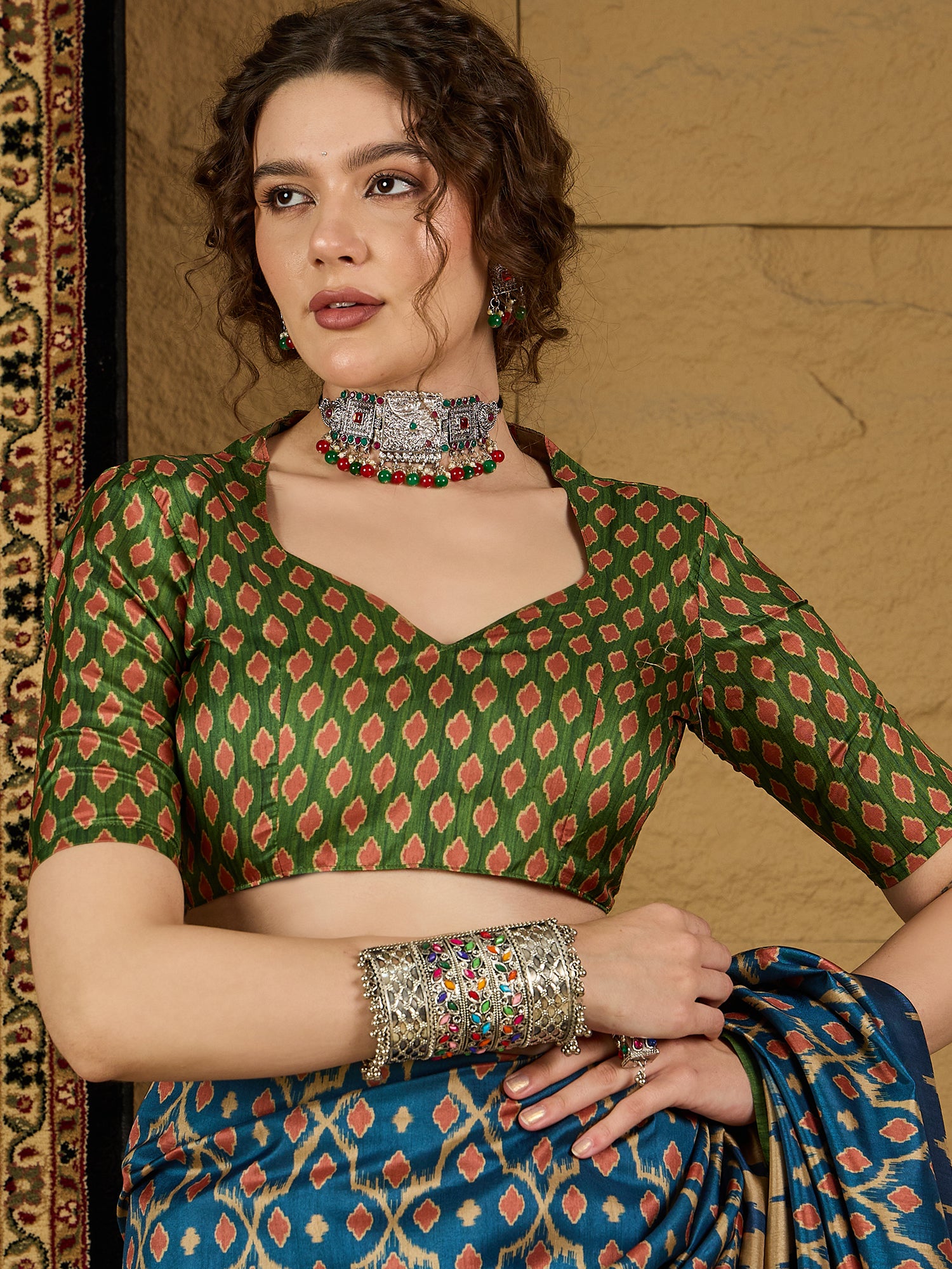 Gulabi Nagari Kozi Silk Saree – Traditional Elegance Meets Modern Comfort for Weddings, Festivals & Special Occasions
