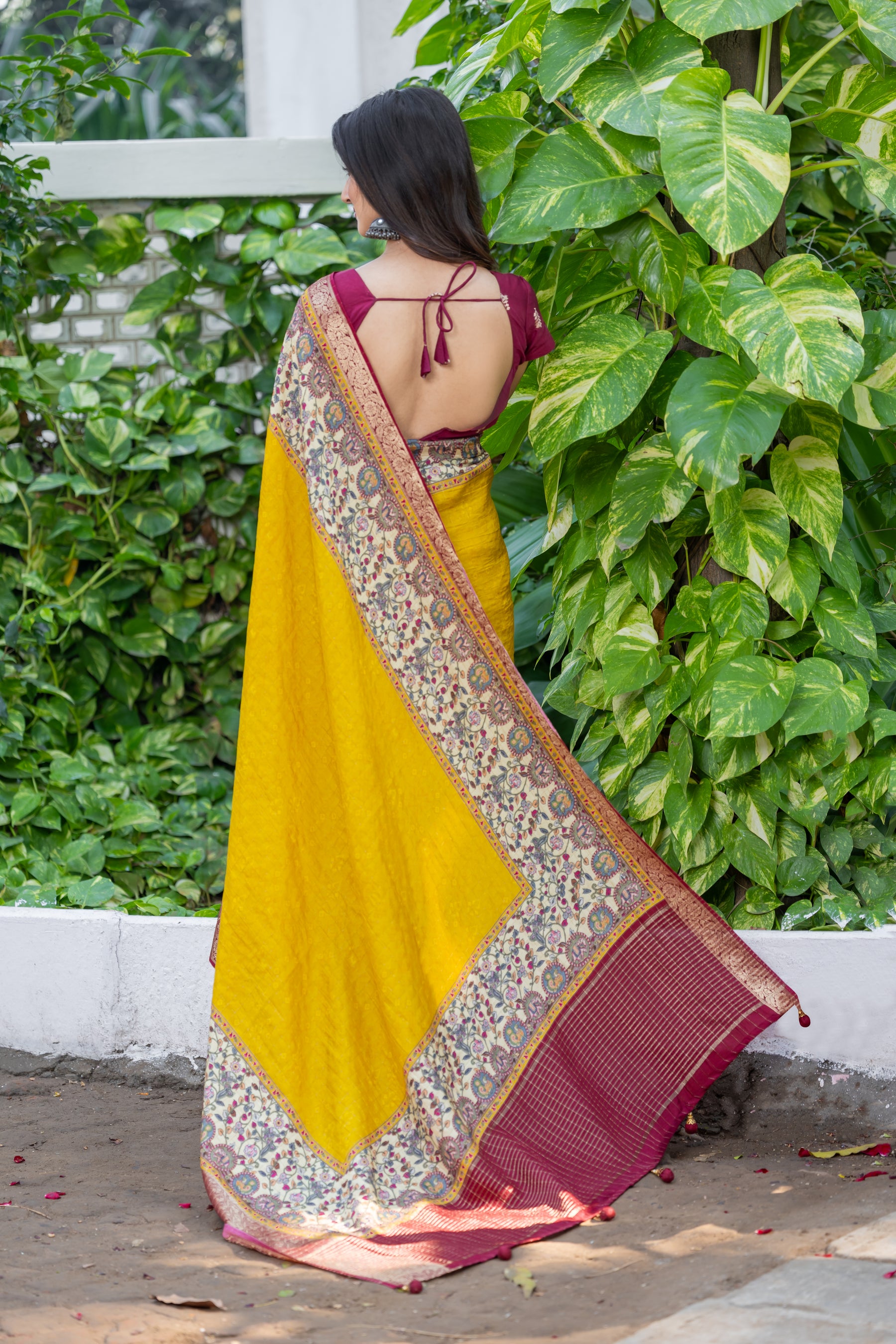 Liza Cheks - Russian Chit Pallu Checks Saree
