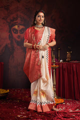 DURGOTSAV Durga Shakti Heritage Saree