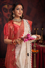 DURGOTSAV Durga Shakti Heritage Saree