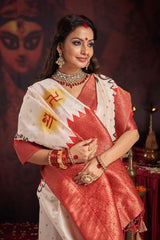 DURGOTSAV Durga Shakti Heritage Saree