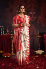 Durgotsav Divine Grace Saree