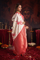 Durgotsav Divine Grace Saree