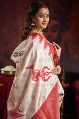 Durgotsav Divine Grace Saree