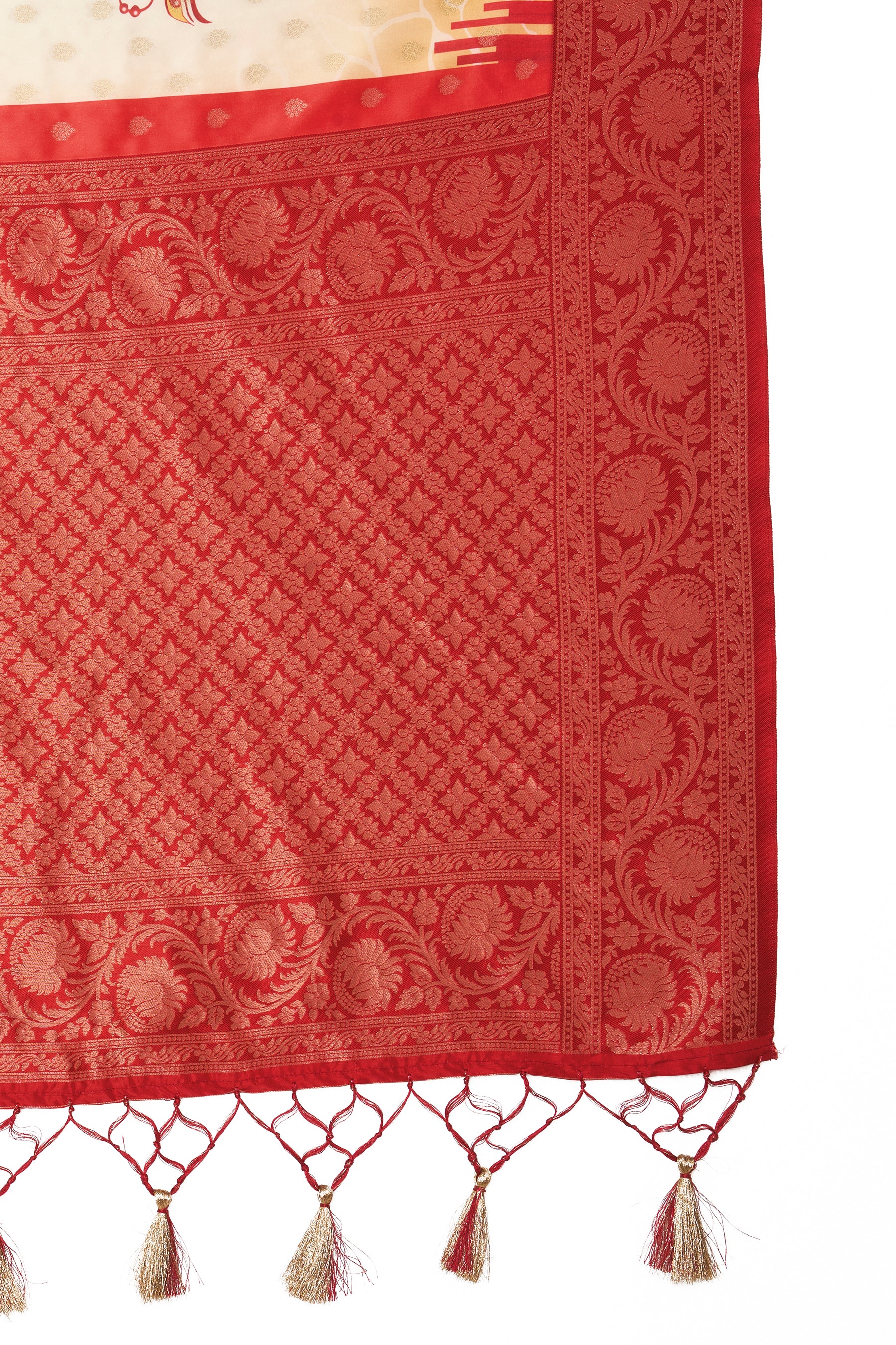 Durgotsav Trishakti Heritage Saree