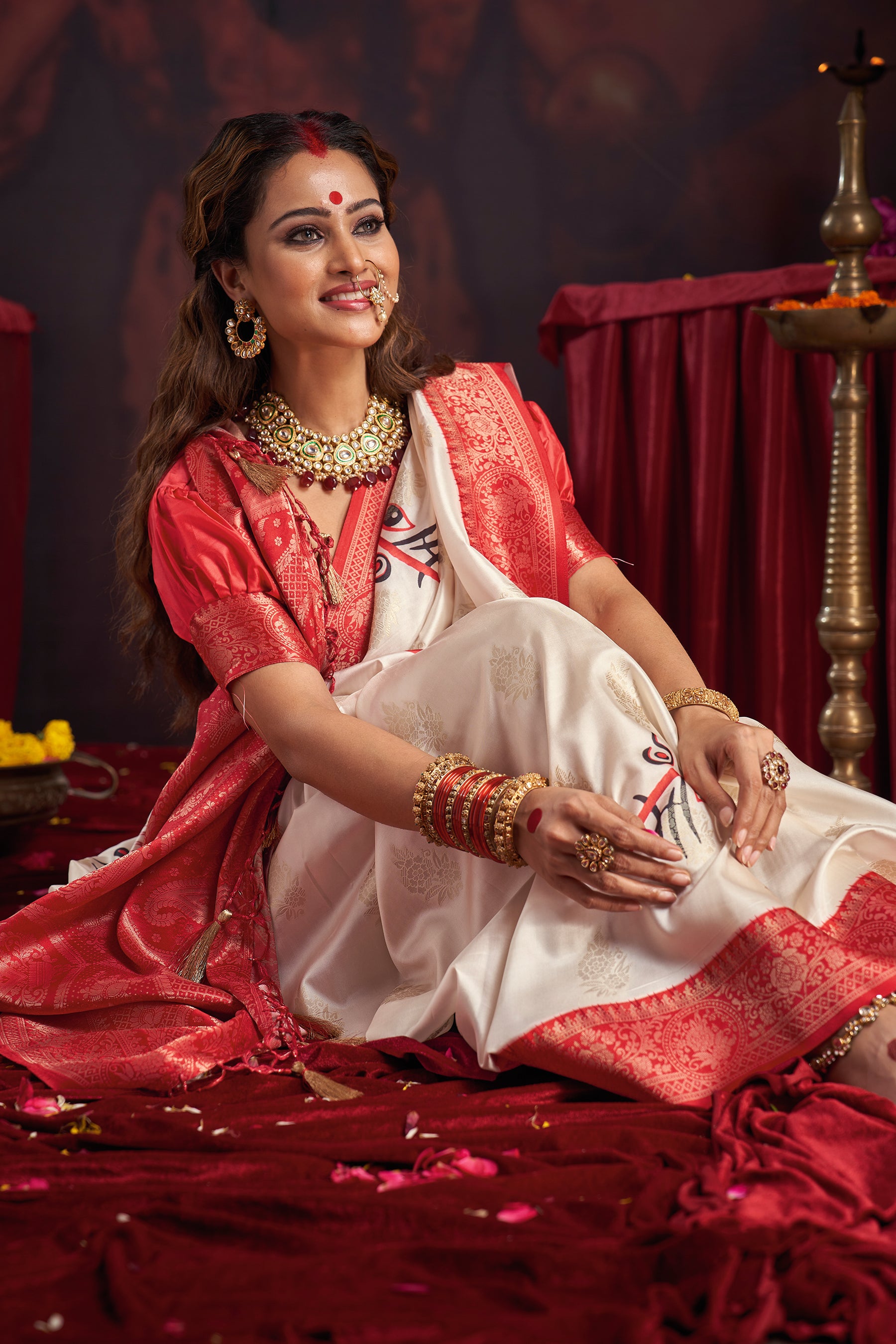 Durgotsav Devi Drishti Saree