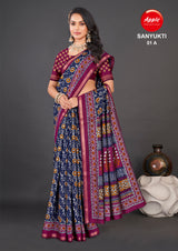 Printed Saree with Soft Flowing Drape