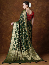 VIRGO Saree For Women Georgette Fabric Saree With Embroidery - Apple Lifestyle