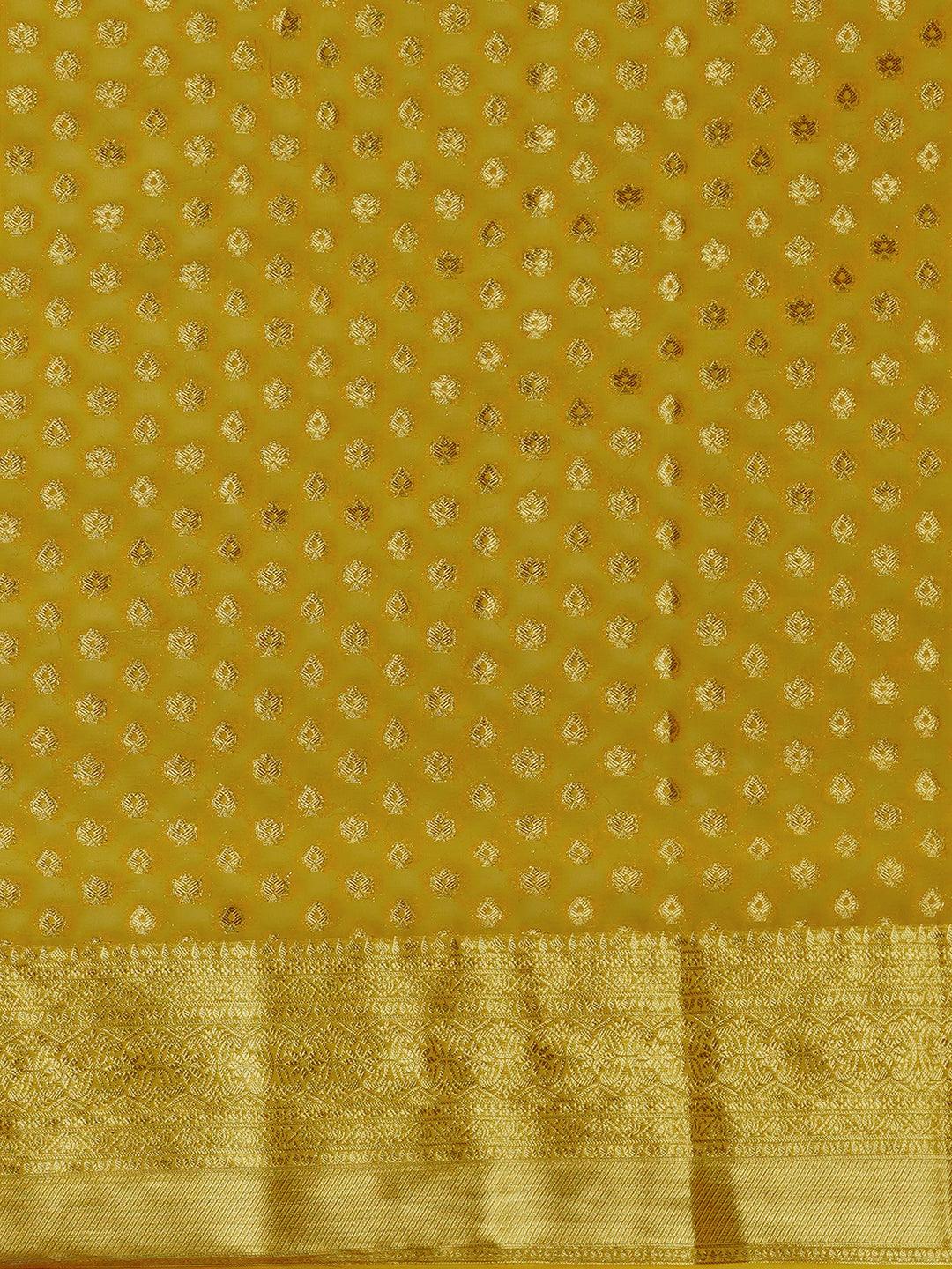 VIRGO Women's Trendy Lastest Soft Georgette batiq Pattern Embroidery Work - Apple Lifestyle