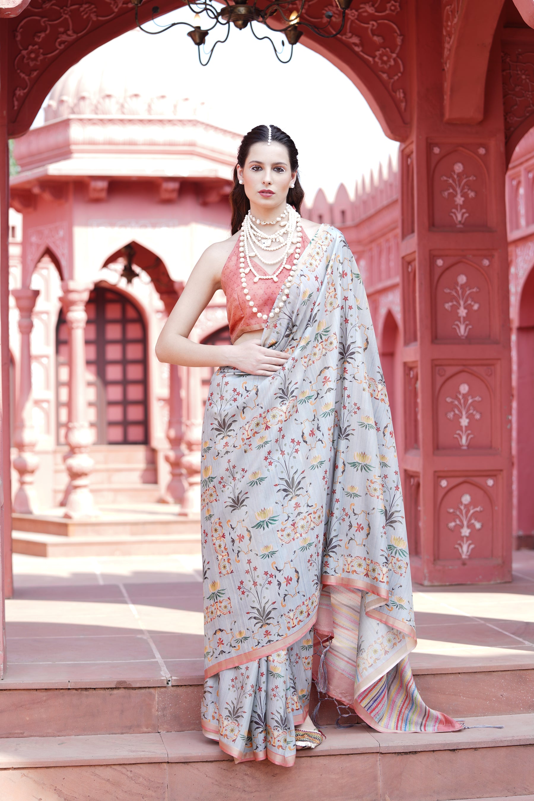 Gruham Womens Traditional Pure Banarasi Silk  Golden Zari Rich Pallu Banarasi Saree