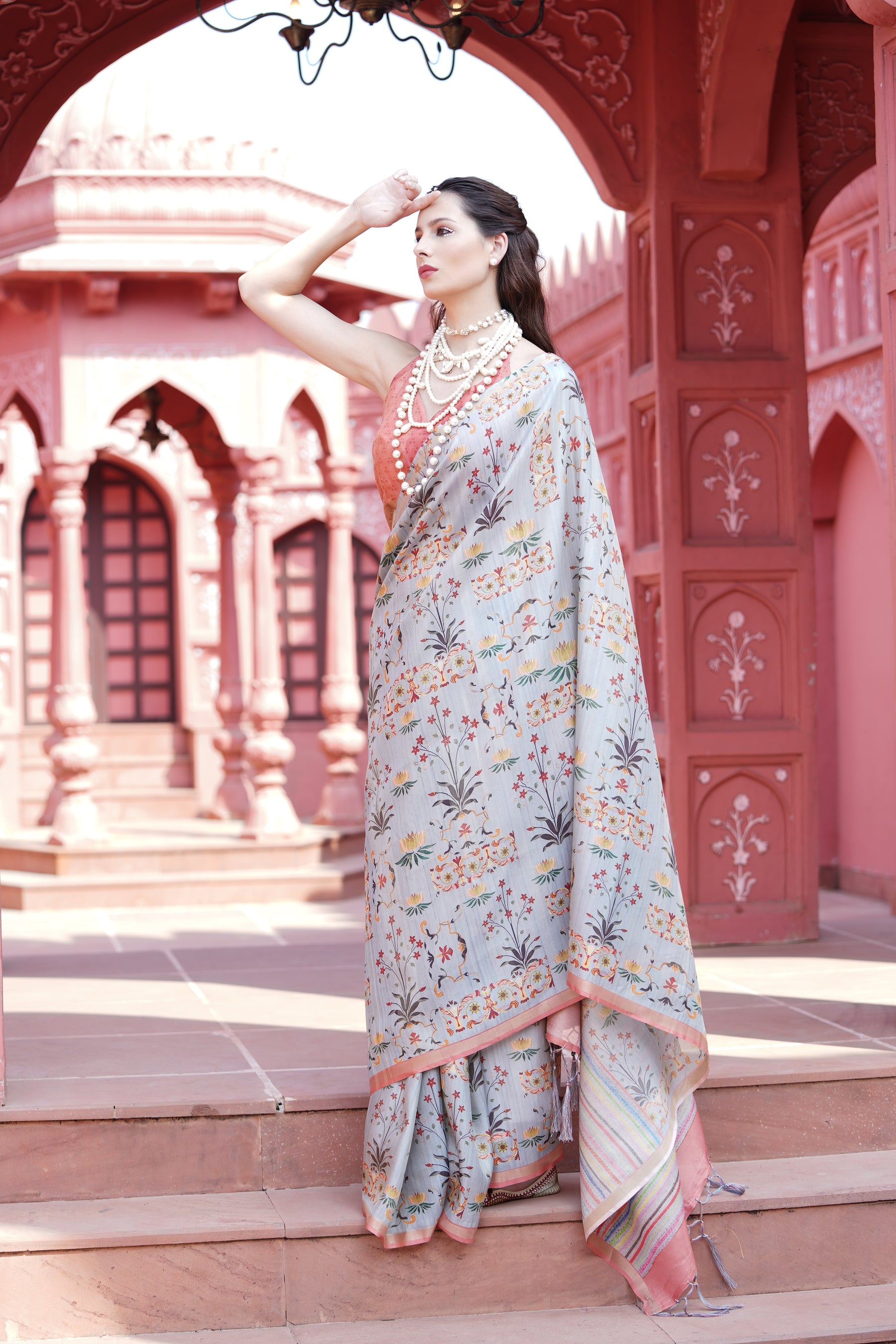 Gruham Womens Traditional Pure Banarasi Silk  Golden Zari Rich Pallu Banarasi Saree